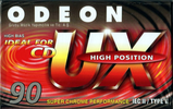 Compact Cassette Odeon 90 "UX" Type II Chrome Turkey