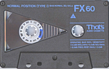 Compact Cassette Thats FX 60 Type I Normal 1987 Europe