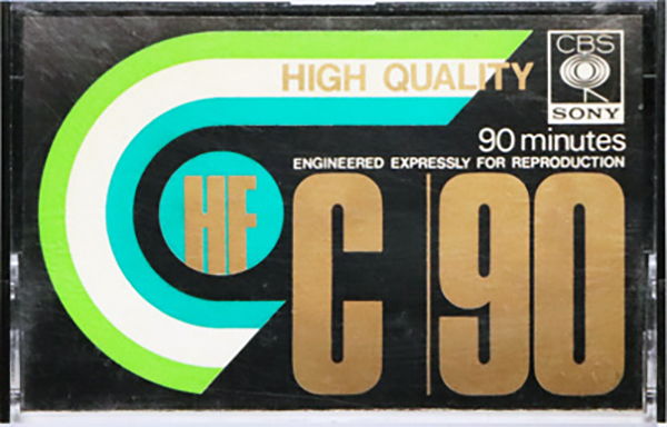 Compact Cassette CBS / Sony HF 90 Type I Normal 1973 Japan