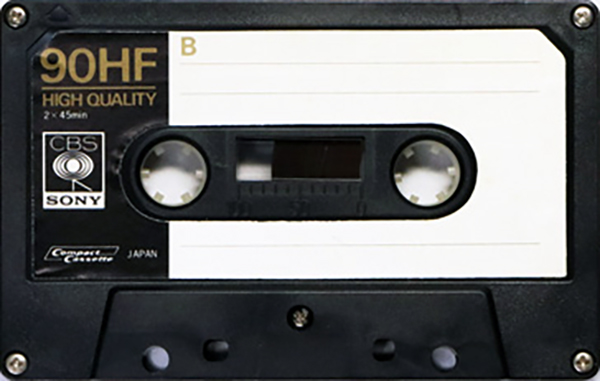 Compact Cassette CBS / Sony HF 90 Type I Normal 1973 Japan