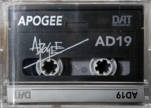 Digital Audio Tape Apogee AD 19 Type IV Metal 1994 USA