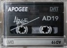 Digital Audio Tape Apogee AD 19 Type IV Metal 1994 USA