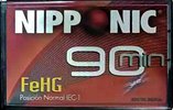 Compact Cassette Nipponic 90 "FeHG" Type I Normal Latin America