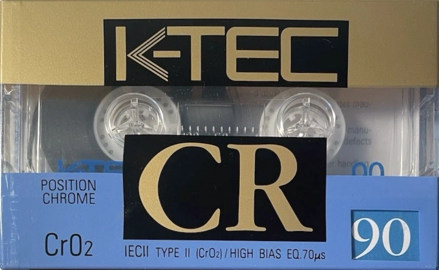 Compact Cassette K-TEC 90 "CR" Type II Chrome Unknown Country