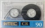 Compact Cassette K-TEC 90 "CR" Type II Chrome Unknown Country