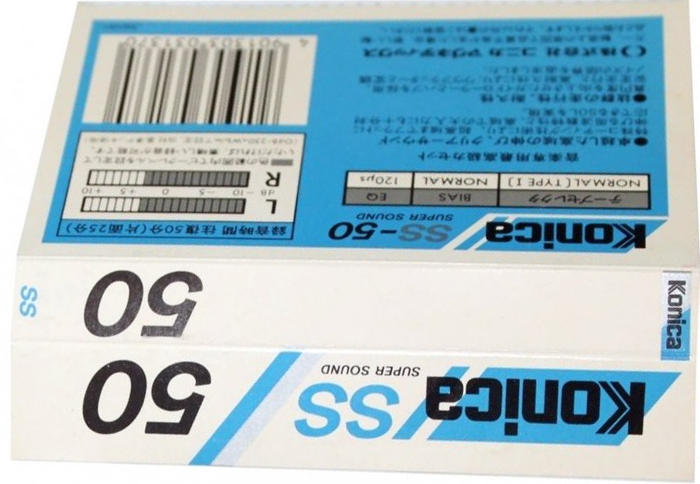 Compact Cassette Konica SS 50 Type I Normal 1984 Japan