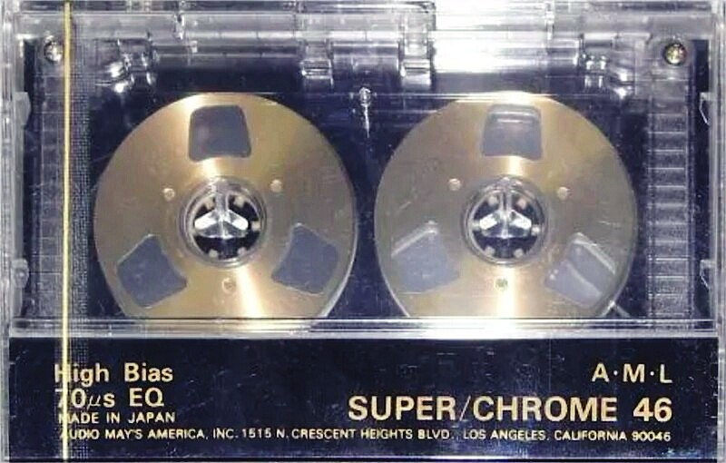 Compact Cassette AML Super Chrome 46 Type II Chrome 1983 USA