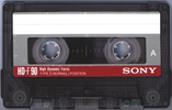 Compact Cassette Sony HD-F 90 "HD-F TP 90" Type I Normal 1990 Europe