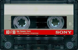 Compact Cassette Sony HD-F 90 "HD-F TP 90" Type I Normal 1990 Europe