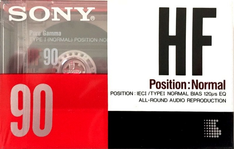 Compact Cassette Sony HF 90 Type I Normal 1991 Europe