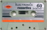 Compact Cassette AGEF 60 Type I Normal 1981 France