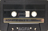 Compact Cassette AGFA C-DX II S 60 Type II Chrome 1987 Europe