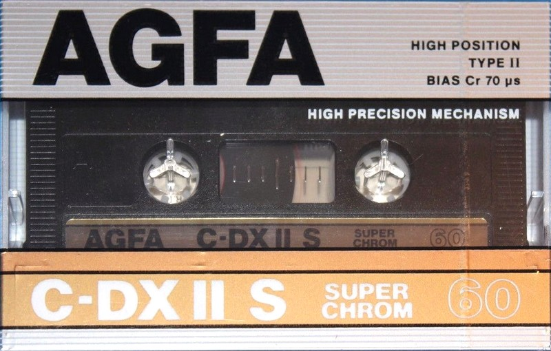 Compact Cassette: AGFA  - C-DX II S 60