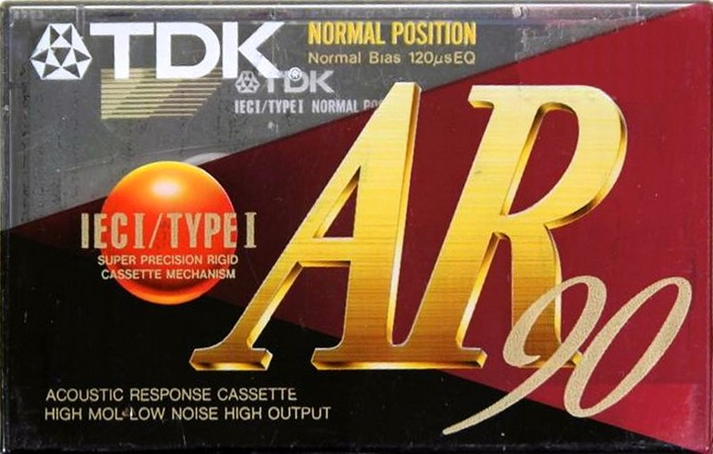 Compact Cassette TDK AR 90 "AR-90EA" Type I Normal 1995 Europe