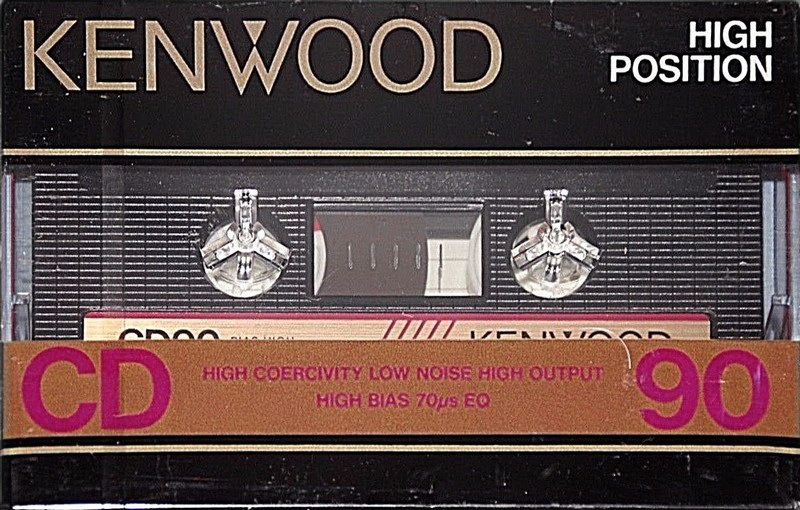 Compact Cassette Kenwood CD 90 Type II Chrome 1985 Worldwide