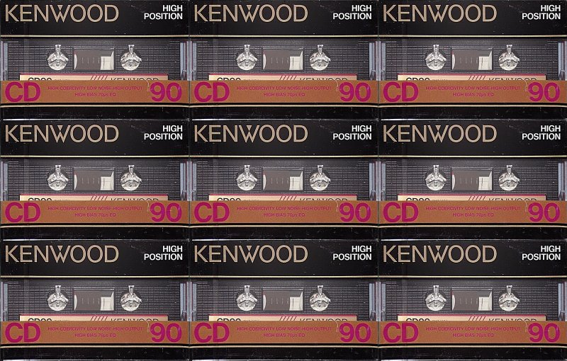 Compact Cassette:  Kenwood - CD 90