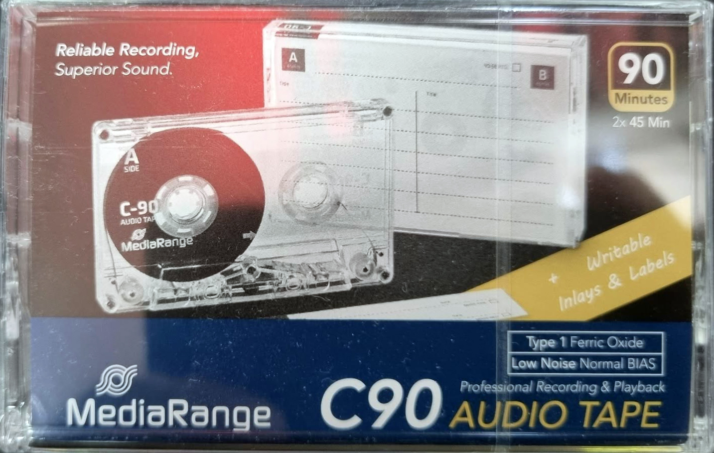Compact Cassette MediaRange 90 Type I Normal Europe
