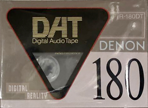 Digital Audio Tape Denon 180 "R-180DT T" Type IV Metal 1993 Japan