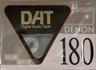 Digital Audio Tape Denon 180 "R-180DT T" Type IV Metal 1993 Japan