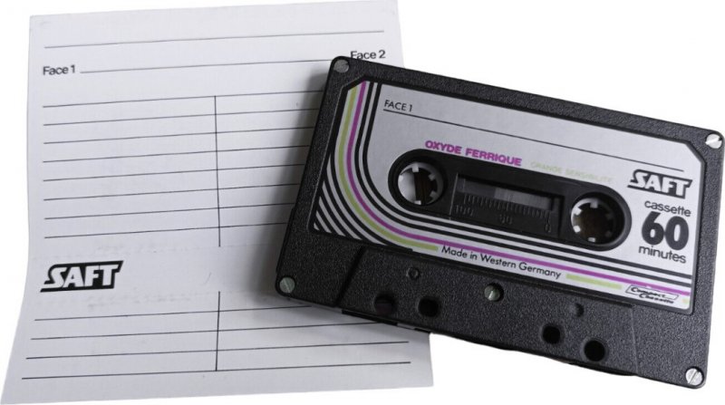 Compact Cassette Saft 60 Type I Normal France