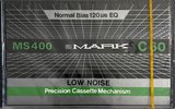 Compact Cassette Mark 60 "MS 400" Type I Normal Hong Kong