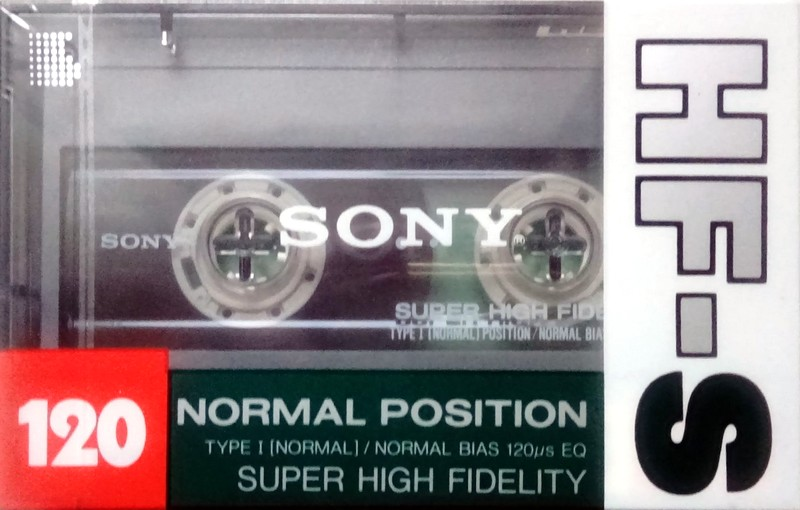 Compact Cassette Sony HF-S 120 Type I Normal 1989 Japan
