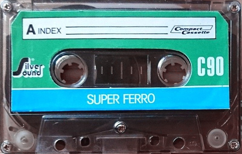 Compact Cassette Silver Sound Super Ferro 90 "transparent" Type I Normal 1984 Europe