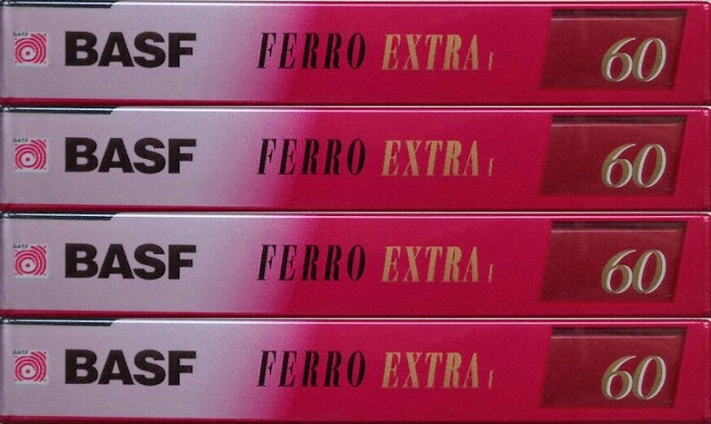 Compact Cassette BASF Ferro Extra I 60 Type I Normal 1993 Worldwide