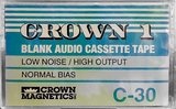 Compact Cassette Crown 1 30 Type I Normal USA
