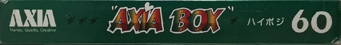 Compact Cassette AXIA Box Limited 60 "Bashment Sound" Type II Chrome 1999 Japan