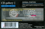 Compact Cassette LG CD Gallery I 60 Type I Normal 1997 Europe