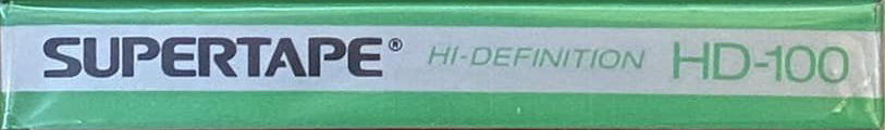 Compact Cassette SUPERTAPE HD 100 "44-944" Type II Chrome 1988 USA