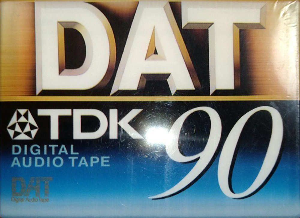 Digital Audio Tape TDK 90 "DA-R90S" Type IV Metal 1997 Japan