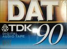 Digital Audio Tape TDK 90 "DA-R90S" Type IV Metal 1997 Japan
