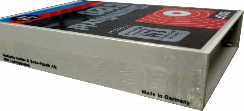 Compact Cassette BASF Chromdioxid 120 "Plastic case" Type II Chrome 1972 Europe