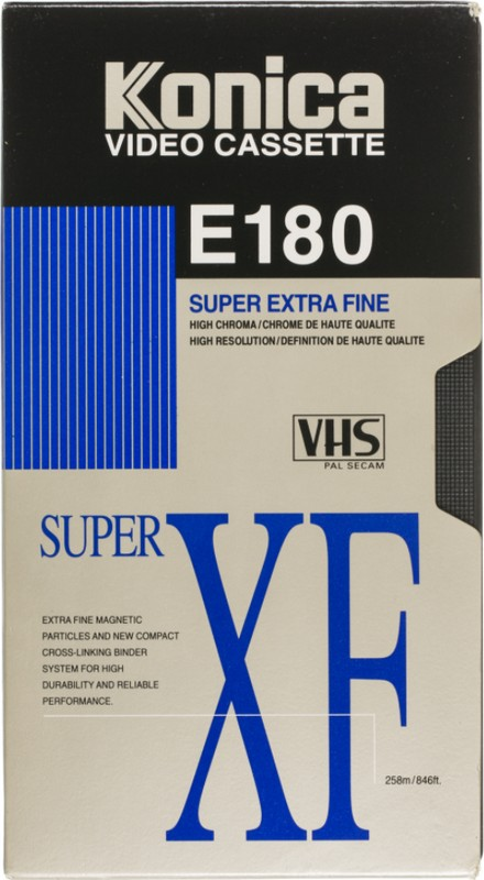 VHS, Video Home System: Konika / Magnax Konica - Super XF 180