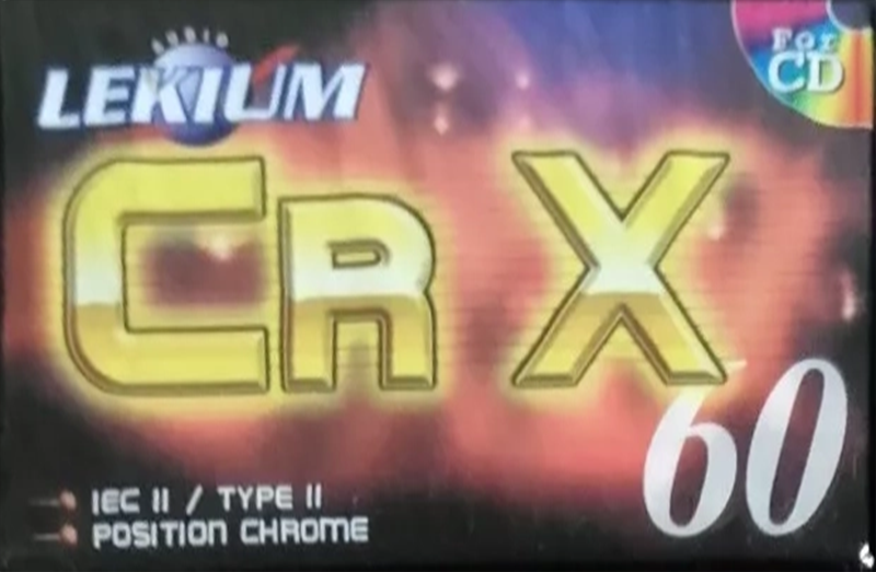 Compact Cassette Lekium CR X 60 Type II Chrome Europe