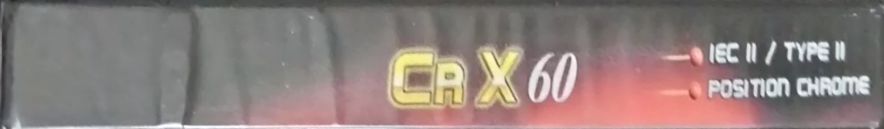 Compact Cassette Lekium CR X 60 Type II Chrome Europe