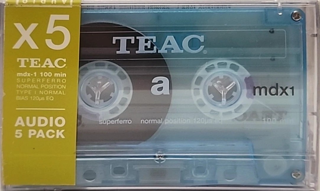 5 pack Teac MDX1 100 Type I Normal 2000 Australia