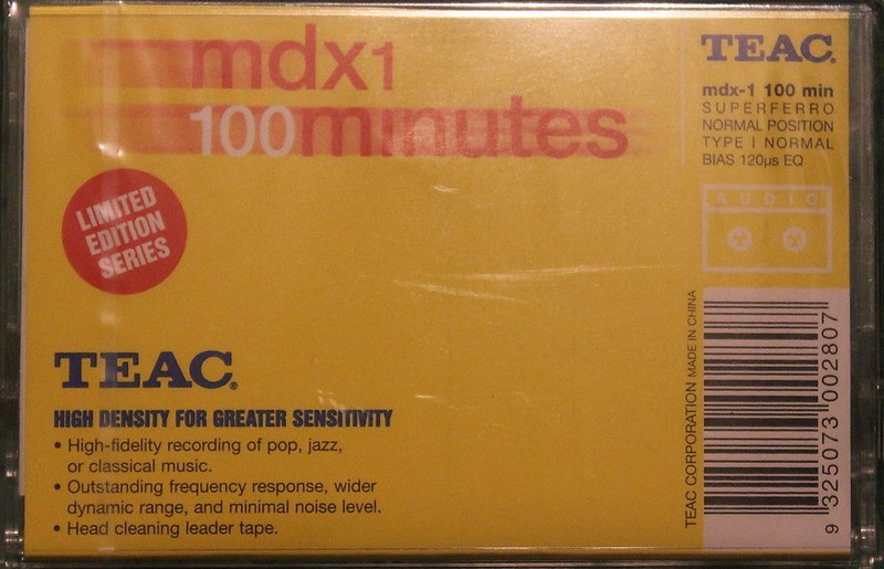 Compact Cassette:  Teac - MDX1 100