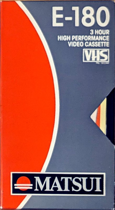 VHS, Video Home System:  Matsui -  180