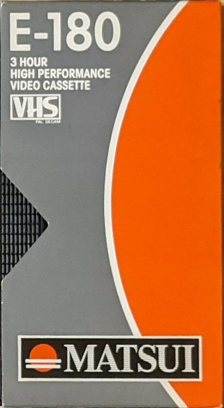 VHS, Video Home System:  Matsui -  180