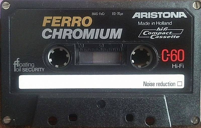 Compact Cassette Aristona Ferro Chromium 60 Type III Ferro Chrome 1978 Europe