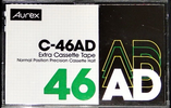 Compact Cassette Aurex AD 46 Type I Normal 1980 Japan