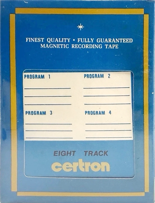 TRACK-8 Certron 70 Type I Normal 1968 USA