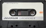 Compact Cassette Universum 60 Type II Chrome 1983 Europe
