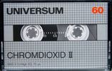Compact Cassette Universum 60 Type II Chrome 1983 Europe