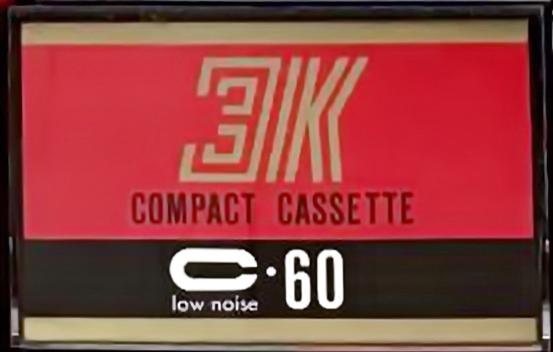 Compact Cassette 3K 60 Type I Normal Japan