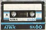 Compact Cassette Aiwa SX 60 Type II Chrome 1982 Japan