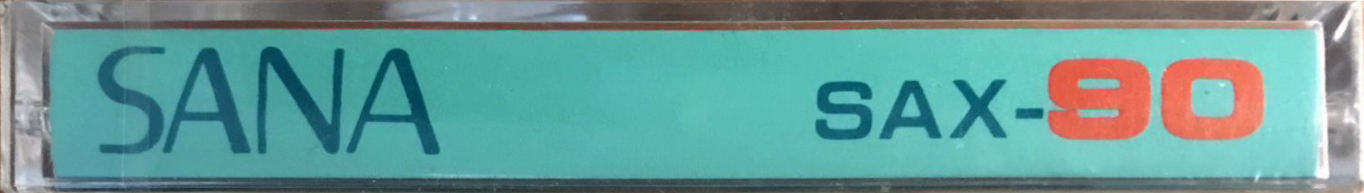 Compact Cassette Sana SAX 90 Type II Chrome 1984 Japan